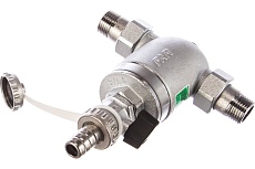 Фильтр FAR 1/2&quot; НР-НР, с манометром, 300 мкм, Max: 95 C, 25 бар FA 3944 12