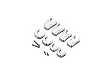 Держатели для коллекторов Tiemme пластиковые, 3/4&quot;-1&quot; (комплект) 1810022 / 1807P0001