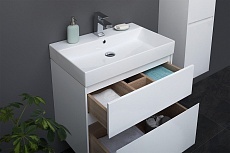Мебель для ванной Aquanet Бруклин 85 см, белый глянец