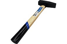 Слесарный молоток Vertextools 2000 г, квадратный боек, деревянная рукоятка 10-15-2000