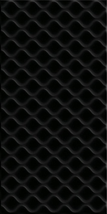 Плитка Cersanit Deco чёрная 29,8x59,8 см, DEL232D-60