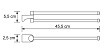 Полотенцедержатель WasserKRAFT Kammel K-8331, двойной