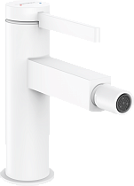 Смеситель для биде Hansgrohe Finoris 76200700 донный клапан, белый матовый