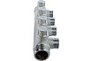Запорный коллектор с 4 отводами FAR 1" ВР-НР М24х19 FK 3906 C1