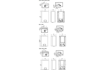 Настенный газовый котёл Arderia D24