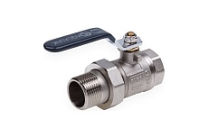 Шаровой кран со сгоном Aqualink вн-нар 1 1/4 U ручка 3948