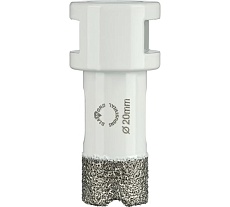 Коронка алмазная по керамограниту 20 мм, M14 на УШМ Diamond Industrial DIDKVP20M14
