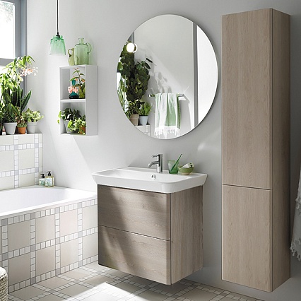 Тумба с раковиной Burgbad Iveo 80 см