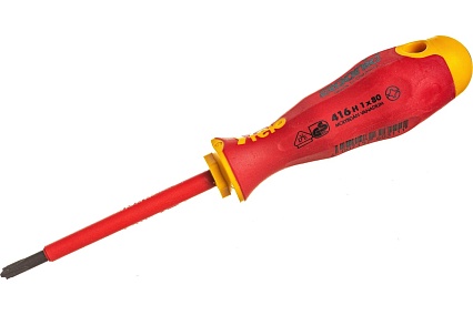 Диэлектрическая крестовая отвертка Felo Ergonic +/- H 1X 80 41610290