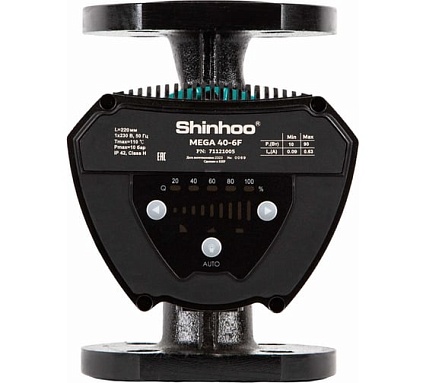 Насос циркуляционный MEGA 40-10F 230V /96/ SHINHOO 71121006