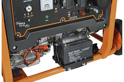 Генератор Carver PPG- 8000ЕM бензин LT-190F, 6,0/6,5кВт, 220В, бак 33 л, электростартер, колеса. медь 01.020.00030