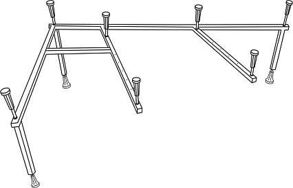 Каркас для ванн Excellent MR-07 Newa