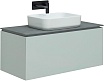 Мебель для ванной Allen Brau Infinity 100 см, 1 ящик, рapyrus white matt