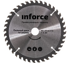 Диск пильный по дереву (165х20х1,4 мм; 40Z) Inforce 11-01-601