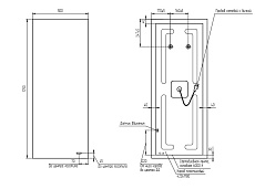 Зеркало Cersanit Eclipse Smart 50x125 см с подсветкой, A64154