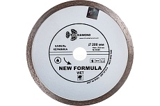 Диск алмазный отрезной Сплошной New Formula (200х25.4 мм) TRIO-DIAMOND W405