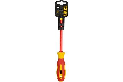 Отвертка IEK Arma2l 5 диэлектрическая sl5,5x125 т2 A2L5-SC30-T2-SL-55-125