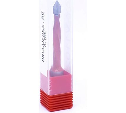 Сверло присадочное сквозное усиленное KJ2-V80202L (6х70 мм; хв-к 10 мм; левое вращение) МНОГОФРЕЗ 6625