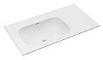 Раковина Vincea Elise 100 см Corian, белый матовый, левая VCB-4EL100MW-L