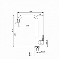 Смеситель для кухни Granula Standart ST-4033 белый