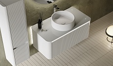 Мебель для ванной Jorno Lumino 100 см белый