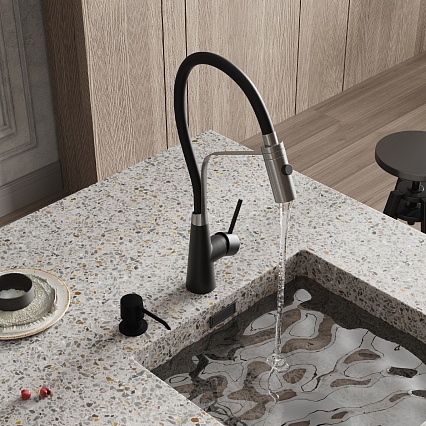 Смеситель для кухни WasserKRAFT A8417 с гибким изливом