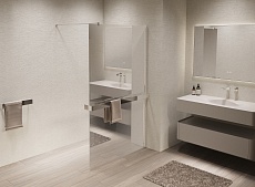 Душевая перегородка Vincea Walk-In VSW-1HR900MR 90x200 хром, зеркальное