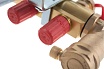 Комплект коллекторов Danfoss FHF-4 set с кронштейнами и воздухоотводчиками 4 контура 088U0704