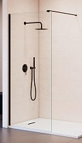 Душевая перегородка RGW Walk In WA-210B 90x195 с крючком для полотенца/халата, черный, прозрачное 351021009-14