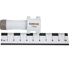 Коронка алмазная Hardcore по керамограниту для УШМ 16 мм, М14 155016