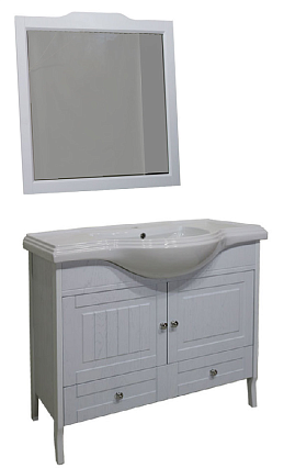 Мебель для ванной Caprigo Genova 105 см, 1 ящик, 2 дверцы, арктик