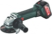 Аккумуляторная угловая шлифмашина Metabo W18 LTX 125 QUICK 602174610