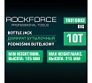 Гидрбутылочный низкопрофильный домкрат Rockforce с двумя штоками, 10т, высота подъема 125-215 RF-TH810002(15128)