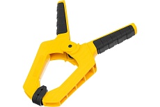 Клещеобразная усиленная струбцина Denzel 50x35 мм, двухкомпонентные рукоятки 20795