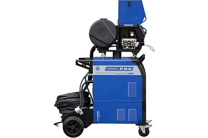 Сварочный полуавтомат Aurora SKYWAY 550 SYNERGIC (2 LCD) + выносной подающий, 10 м, водяное охлаждение 36182