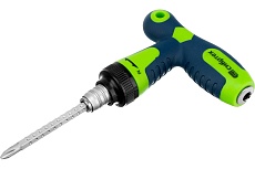 Реверсивная отвертка Сибртех Т-образная комбинированная PH2/SL6, CrV// 13364