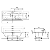 Стальная ванна Kaldewei Cayono Duo 725 180x80 easy-clean