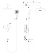 Душевой набор Wonzon&Woghand Brilliant WW-88939079-BG брашированное золото