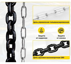 Таль ручная шестеренная цепная OCALIFT NORMA 1т 18м ТРШ nm100018