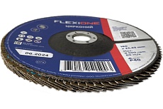Круг лепестковый конический Цирконий Flexione 180x22 мм, Р40 10000258