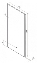 Зеркало Континент Modern LED 60x110 см с подсветкой ЗЛП618