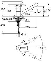 Смеситель для кухни Grohe Concetto New 32659001