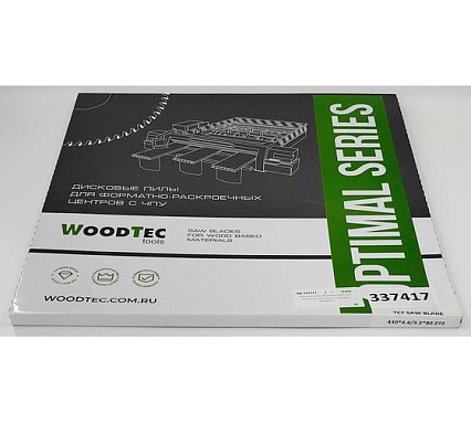 Пила дисковая для пильных центров 430x4.4/3.2x80 мм, Z72, трапеция Woodtec ВИ 337417