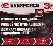 Домкрат подкатной гидравлический EVERFORCE 3т (h min 135мм, h max 460мм) EF-T830025(61854)