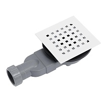 Поддон для душа BelBagno TRAY-MR-UNO-A-80-35-W-BO 80x80 белый, накладка белый