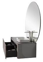 Мебель для ванной Black&White Universe U915.1400R 140 см, светло-серый, правая