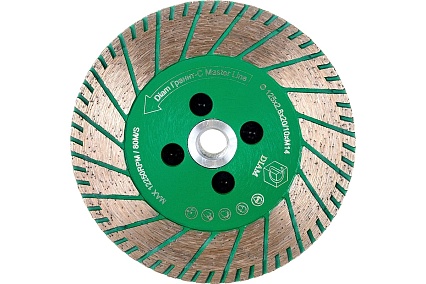 Круг алмазный отрезной Turbo Гранит-С Master Line (125 мм; М14; 2.7x8 мм) Diam 559