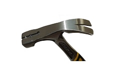 Молоток NIKONA Roughneck ANTISHOCK с изогнутым гвоздодером, цельнокованный, 16oz 60-716