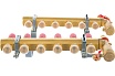 Комплект коллекторов Danfoss FHF-6 set с кронштейнами и воздухоотводчиками 6 контуров 088U0706