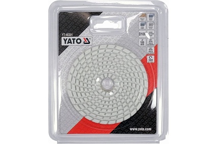 Диск алмазный шлифовальный 100 мм, Р100 Yato YT-48201